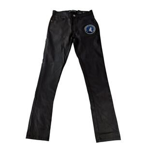 Fisll Denim NBA Minnesota Timberwolves Waxed Jeans Slim Fit Mens 32x32